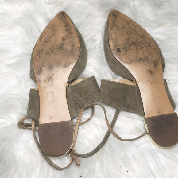Banana Republic Suede Wrap Around Flats - Picture 7 of 9